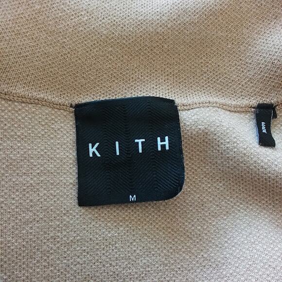 KITH Women’s Camel Cropped Half Zip Mock Neck Sweater Size M - Picture 4 of 5